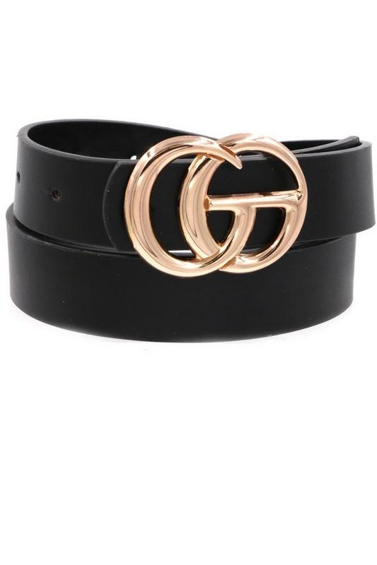 Plus size-She's gonna get the belt-Black