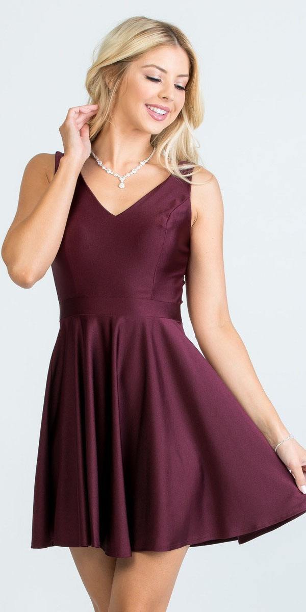 Homecoming dress #13 Dark Burgundy