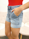 Just Black Denim-Utility Shorts