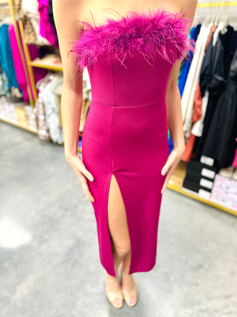 Flaunt your feathers-Magenta