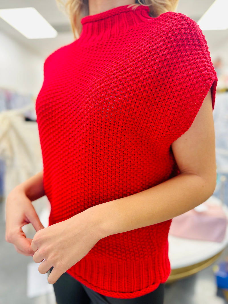 The Classic Knit-Red