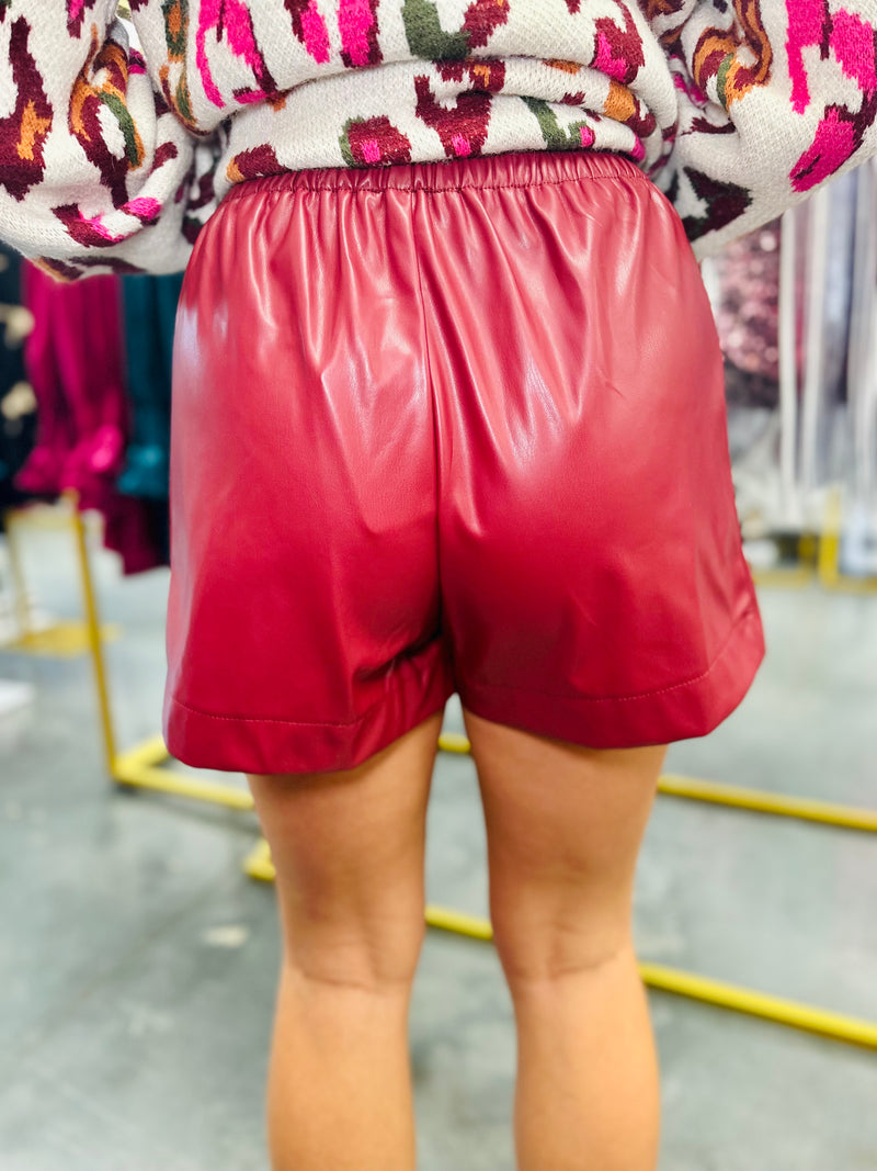 You need me-Garnet Shorts