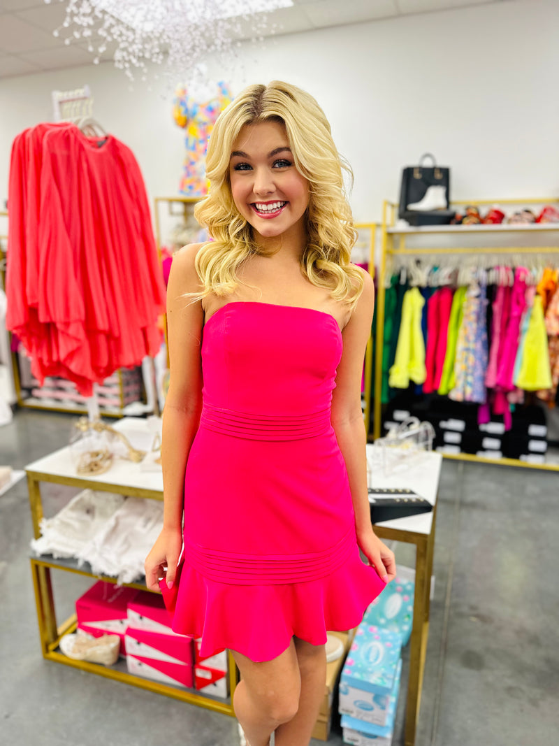 Top it off-Hot Pink