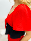 Team Spirit Top-Red/Black