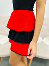 Team Spirit Skirt-Red/Black
