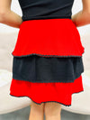 Team Spirit Skirt-Red/Black