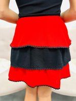 Team Spirit Skirt-Red/Black