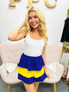 Team Spirit Skirt-Purple/Yellow