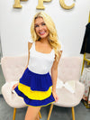 Team Spirit Skirt-Purple/Yellow
