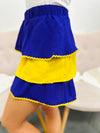 Team Spirit Skirt-Purple/Yellow