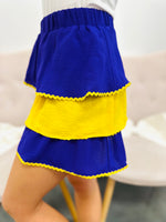 Team Spirit Skirt-Purple/Yellow