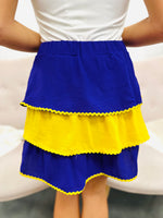 Team Spirit Skirt-Purple/Yellow