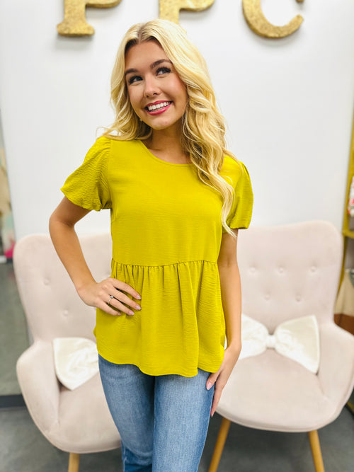 Short & Sweet-Chartreuse