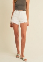 Just USA denim shorts-White