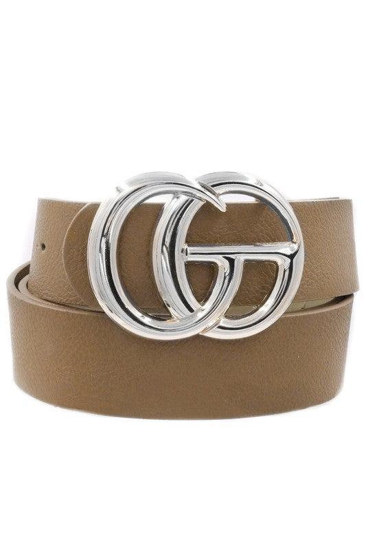 Get the belt-Taupe/Silver