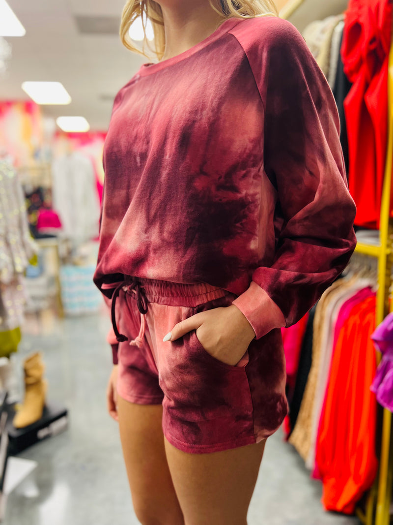 Won't go home-Burgundy Top