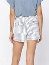 Judy Blue-High waist striped shorts