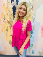Lovers forever-Hot Pink - Top