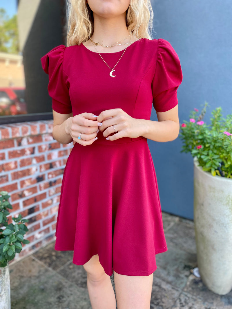 Evening out-Burgundy